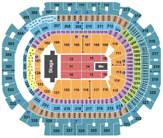 TSO Seating Map Seating Chart