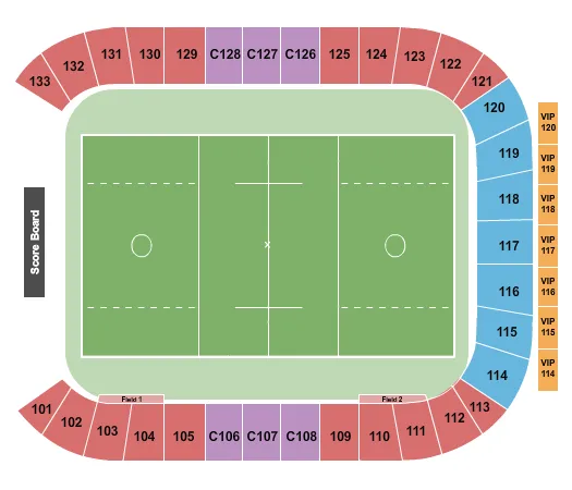 LACROSSE Seating Map Seating Chart