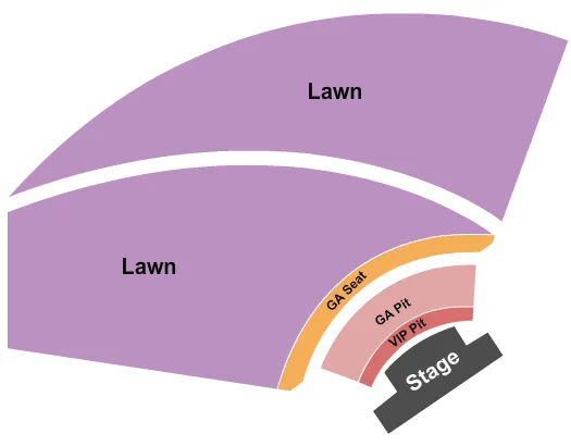 ENDSTAGE GA VIP PIT Seating Map Seating Chart