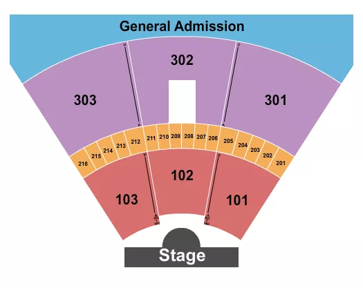 CIRQUE ROCK ET BELLES Seating Map Seating Chart