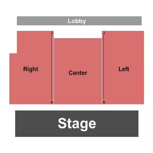 ANDERSONS MAINSTAGE THEATRE ENDSTAGE Seating Map Seating Chart