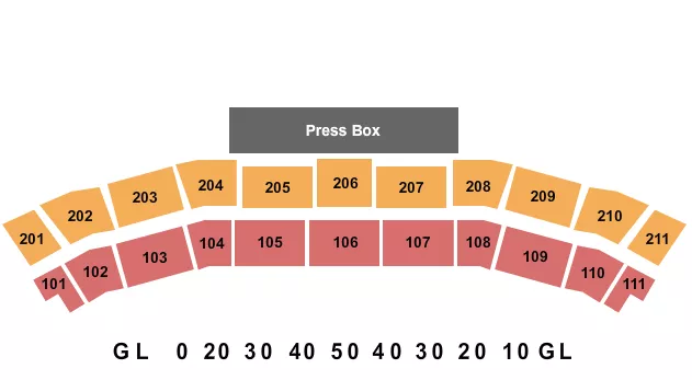 DCI Seating Map Seating Chart