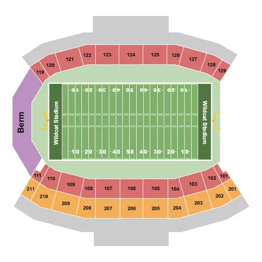 FOOTBALL Seating Map Seating Chart