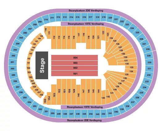ENDSTAGE2 Seating Map Seating Chart