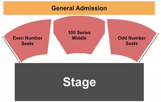 ENDSTAGE GA Seating Map Seating Chart