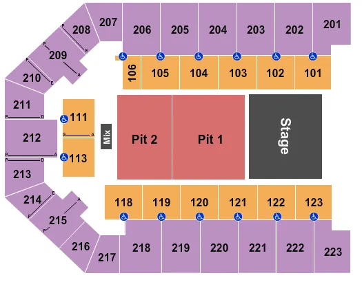 KOE WETZEL Seating Map Seating Chart