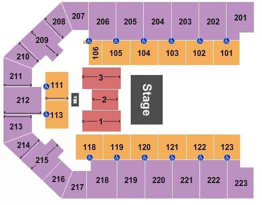 QUARTER HOUSE 2 Seating Map Seating Chart