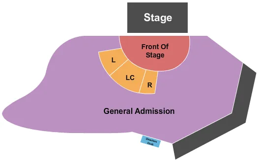 BARENAKED LADIES Seating Map Seating Chart