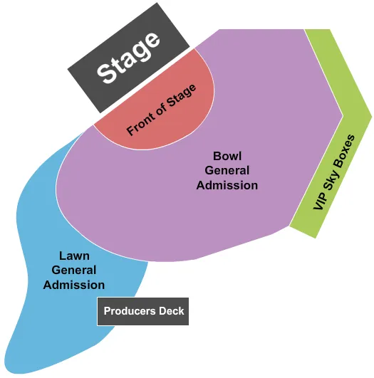 ARTPARK AMPITHEATRE Seating Map Seating Chart