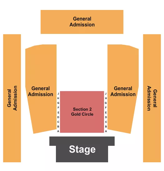 GC RESERVED GA Seating Map Seating Chart