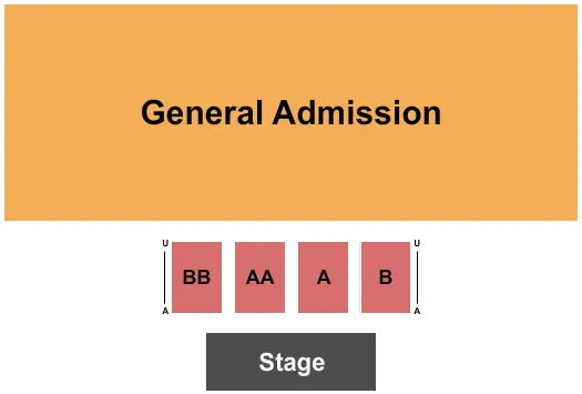 ENDSTAGE GA Seating Map Seating Chart