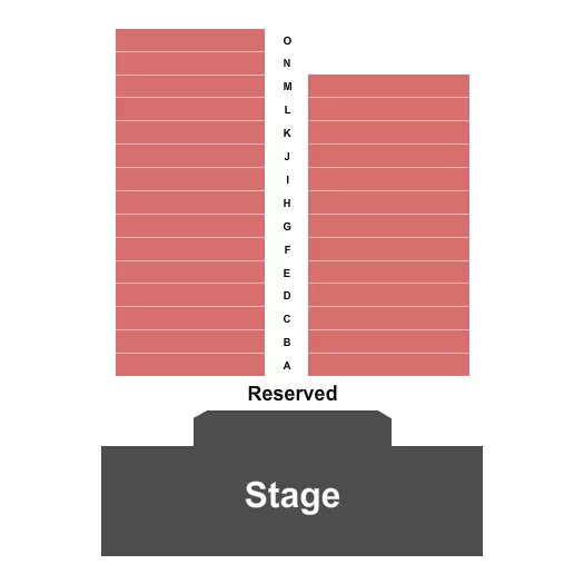 RESERVED Seating Map Seating Chart