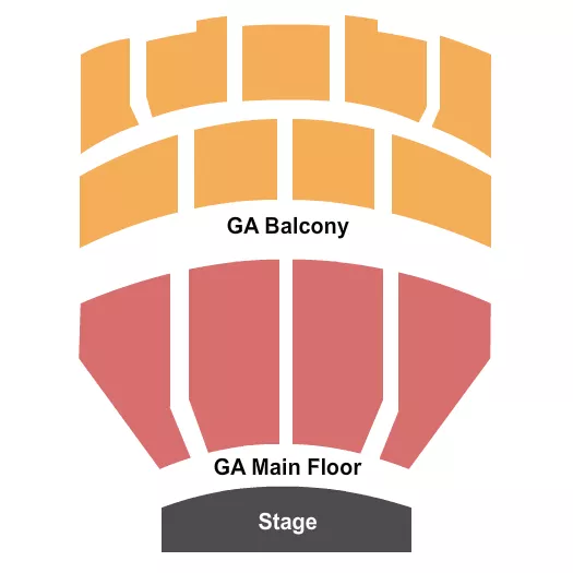 HISTORIC MAIN STAGE AT ATHENAEUM CENTER IL ENDSTAGE GA FLOOR GA BALC Seating Map Seating Chart