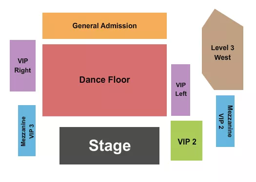 ENDSTAGE 2 Seating Map Seating Chart