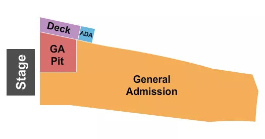 GA PIT Seating Map Seating Chart