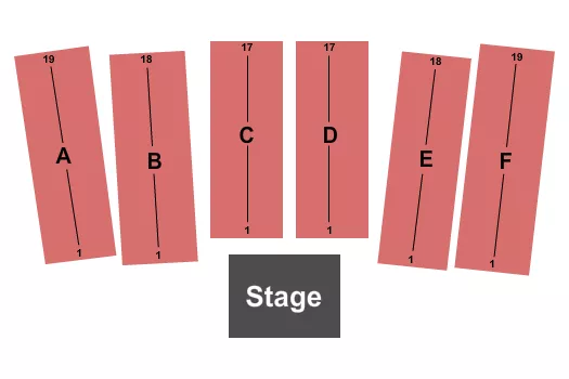 END STAGE Seating Map Seating Chart