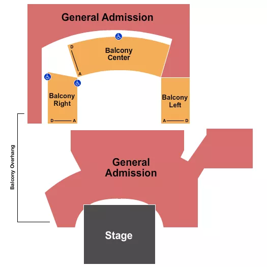 AURA ME GA FLOOR GA RSV BALC Seating Map Seating Chart
