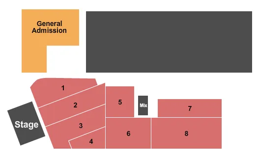 ENDSTAGE Seating Map Seating Chart