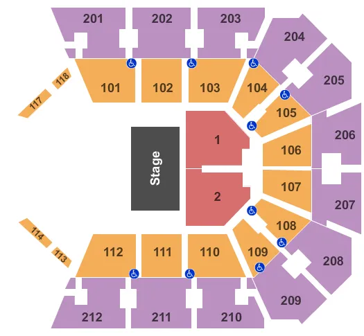 HALF HOUSE Seating Map Seating Chart