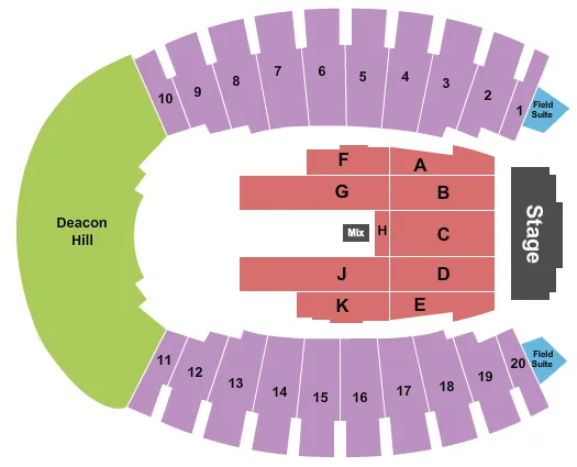 PAUL MCCARTNEY Seating Map Seating Chart