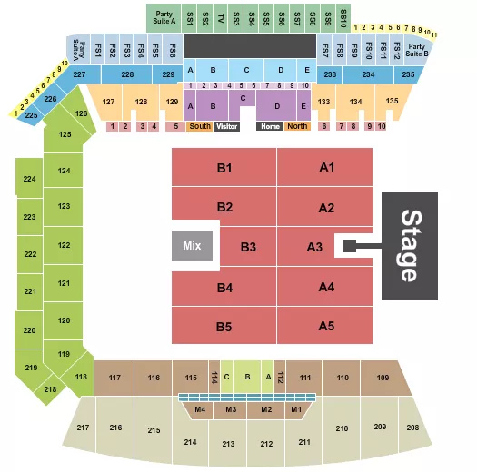 GLORIA TREVI Seating Map Seating Chart