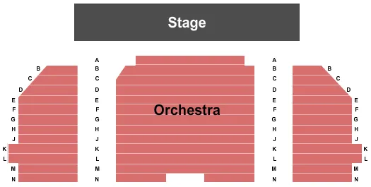 THE BABY GRAND AT GRAND OPERA HOUSE DE END STAGE Seating Map Seating Chart