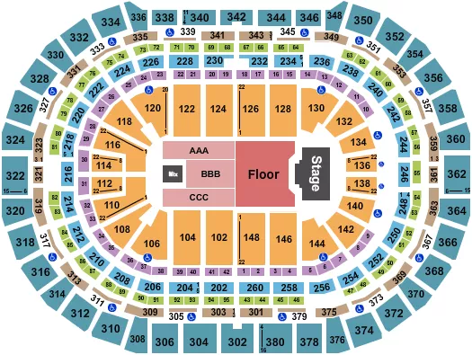BILLY STRINGS Seating Map Seating Chart