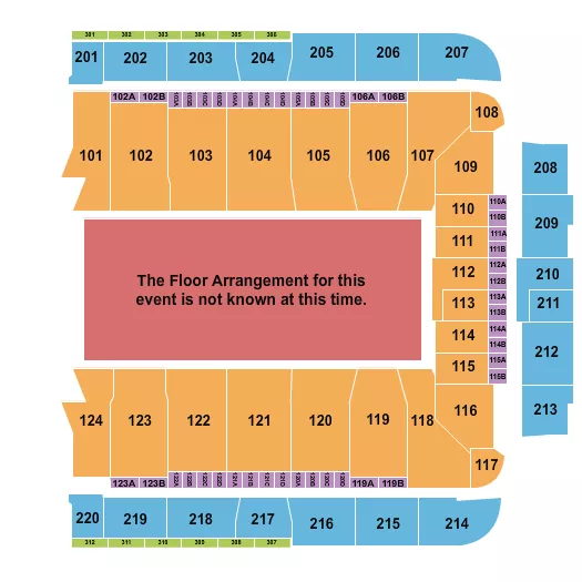 GENERIC FLOOR Seating Map Seating Chart
