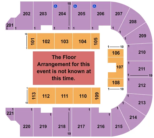 GENERIC FLOOR Seating Map Seating Chart