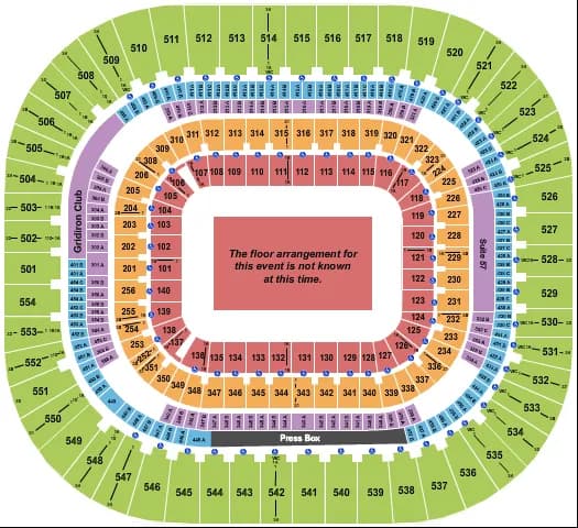 GENERIC FLOOR Seating Map Seating Chart