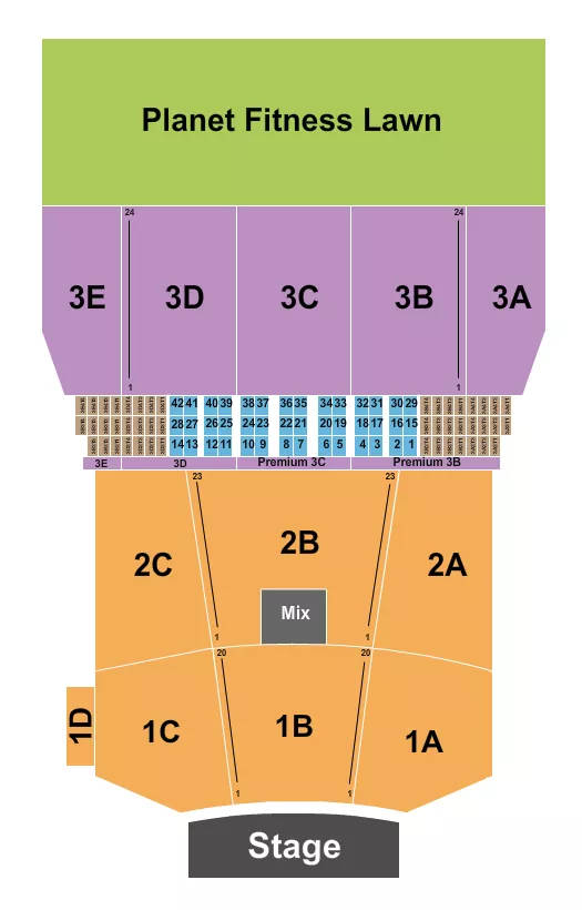ENDSTAGE 3 Seating Map Seating Chart