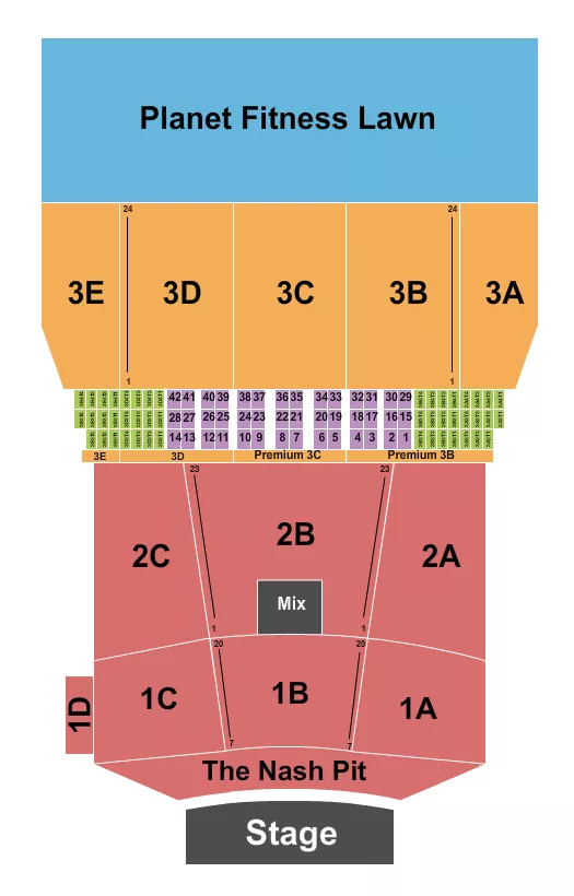 KOE WETZEL Seating Map Seating Chart