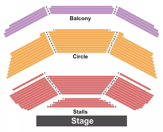 END STAGE Seating Map Seating Chart