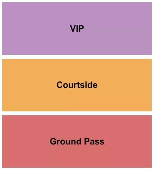 PICKLEBALL Seating Map Seating Chart