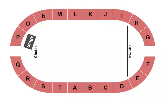 RODEO Seating Map Seating Chart