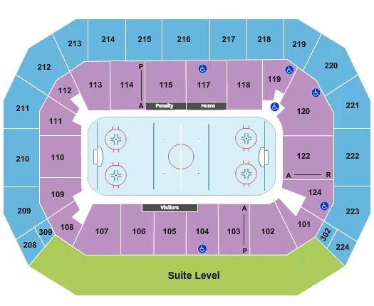 HOCKEY 2 Seating Map Seating Chart