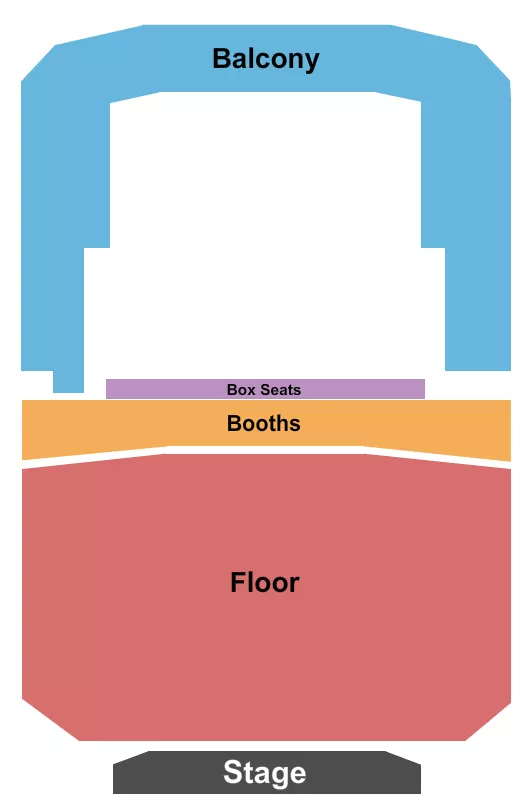 ENDSTAGE GA FLOOR 2 Seating Map Seating Chart