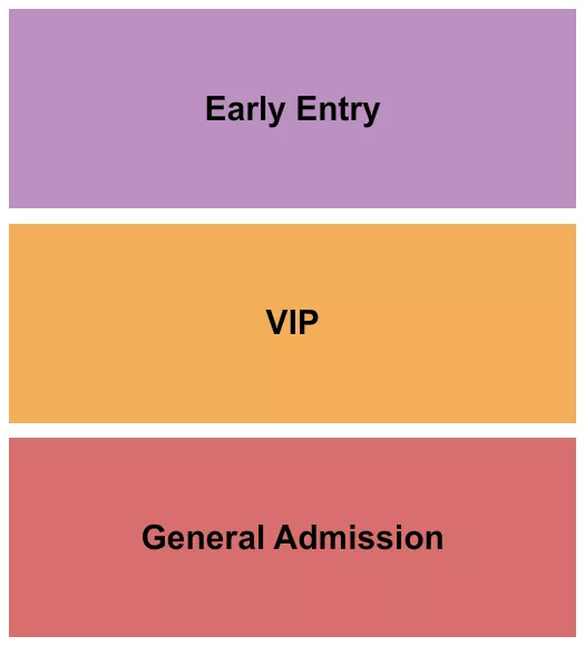 BAYSIDE CHURCH GRANITE BAY GA VIP EARLY ENTRY Seating Map Seating Chart