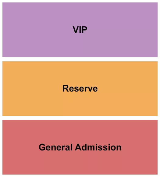 GA RESERVE VIP Seating Map Seating Chart