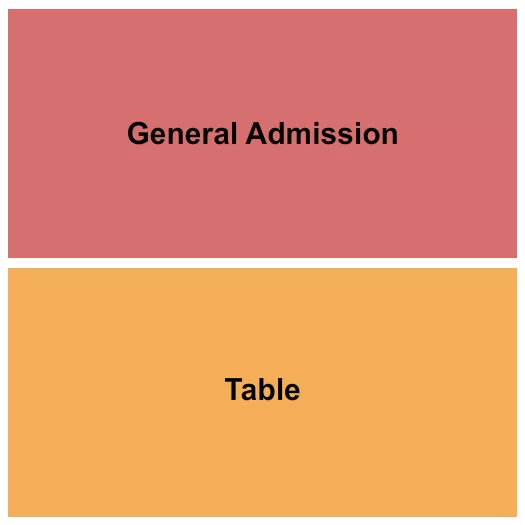 GA TABLE Seating Map Seating Chart