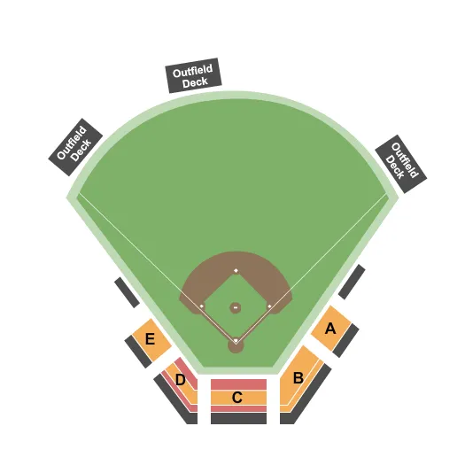 BASEBALL Seating Map Seating Chart