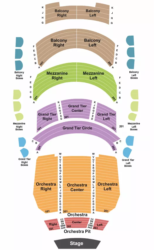 ENDSTAGE 2 Seating Map Seating Chart
