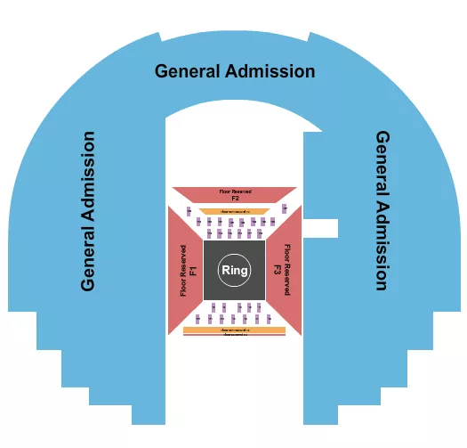 MMA Seating Map Seating Chart
