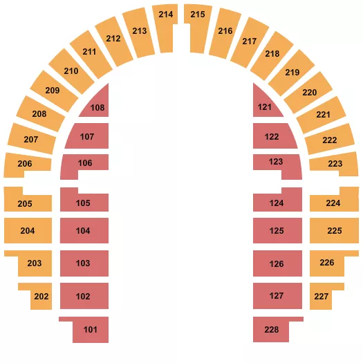 RODEO 2 Seating Map Seating Chart