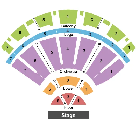 ENDSTAGE 2 Seating Map Seating Chart