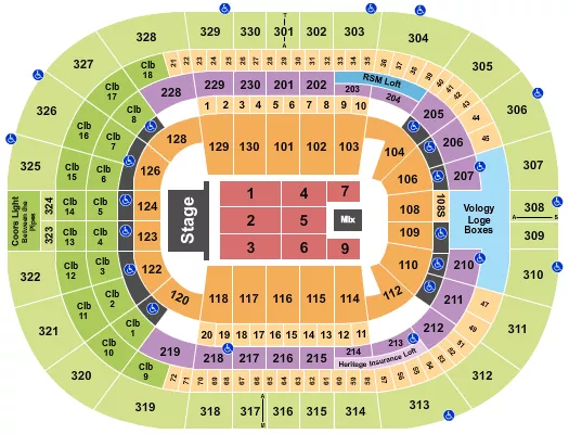 CHAYANNE Seating Map Seating Chart