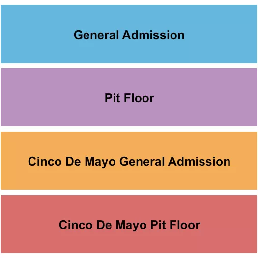 GA PIT FLOOR Seating Map Seating Chart