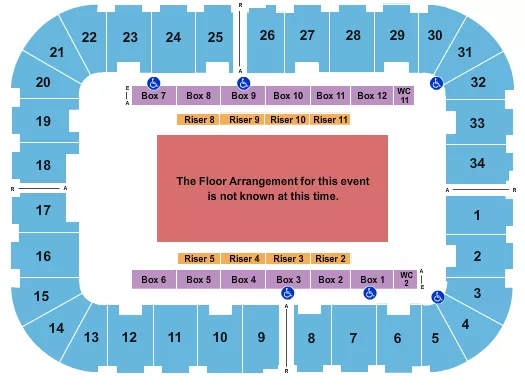 GENERIC FLOOR Seating Map Seating Chart
