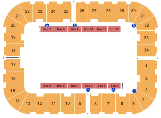 OPEN FLOOR Seating Map Seating Chart