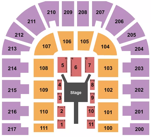 DUELO Seating Map Seating Chart